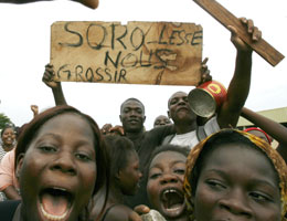 Hungerprotest Elfenbenskysten